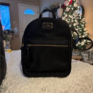 Kate spade black backpack
